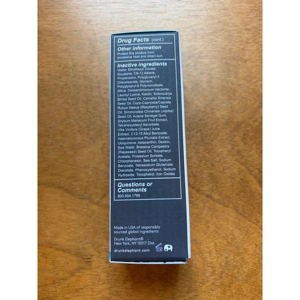 Drunk Elephant Umbra Sheer Mineral Cream SPF 30 Sunscreen 2oz 60ml New